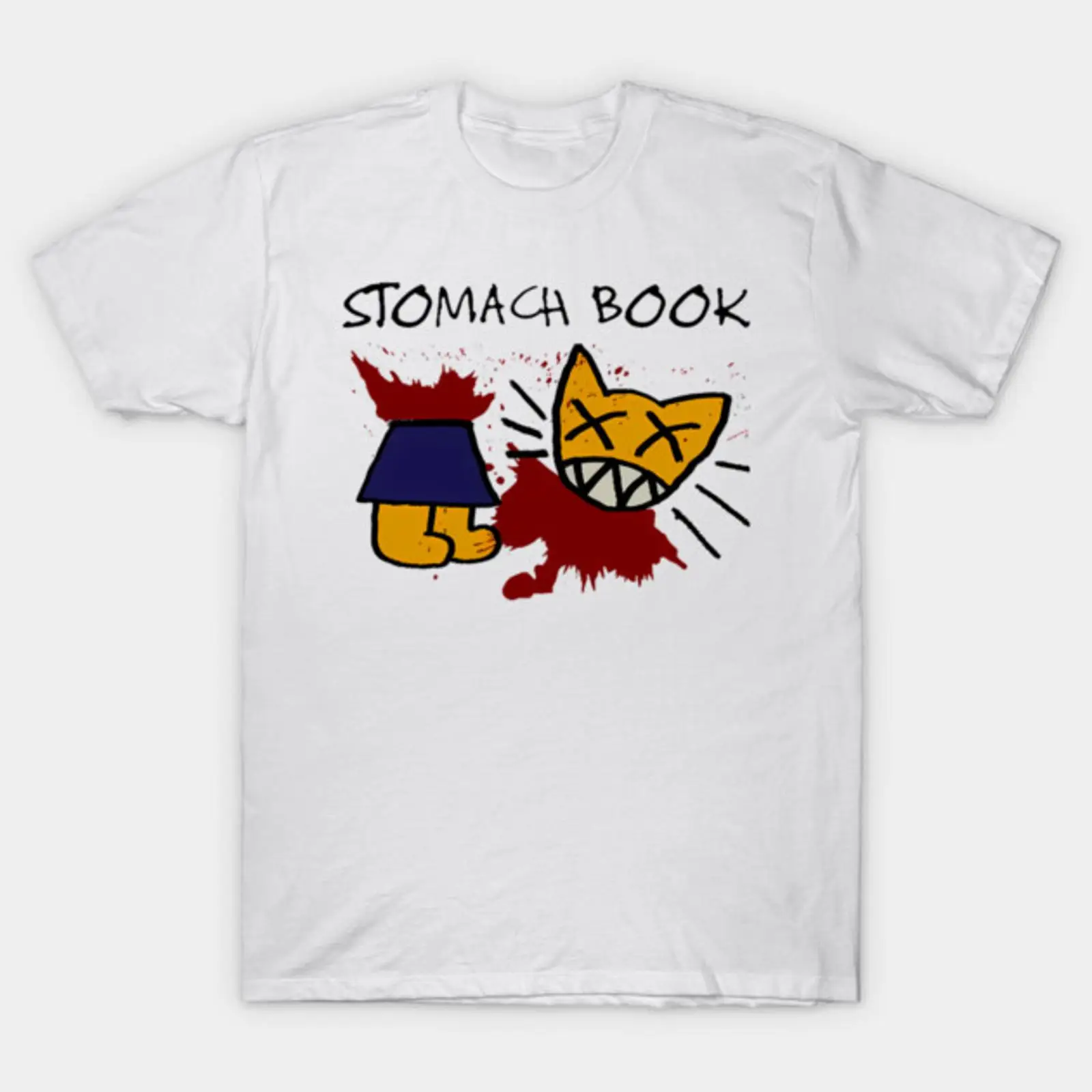 Vintage Fashion Books - STOMACH BOOK Cats Album T Shirt