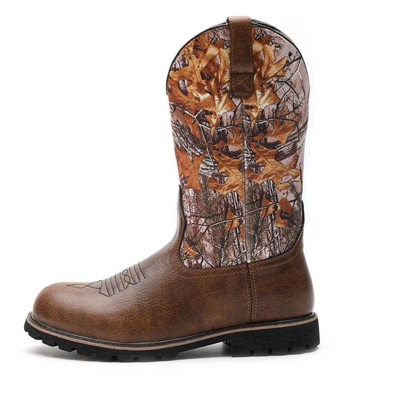Vintage Fashion Fabrics - Large Size 48 Men's Boots Classic