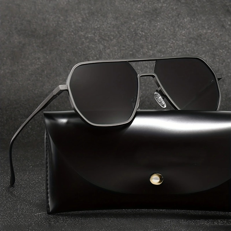 Vintage Fashion Images - Vintage Polarized Sunglasses Men Fashion Black