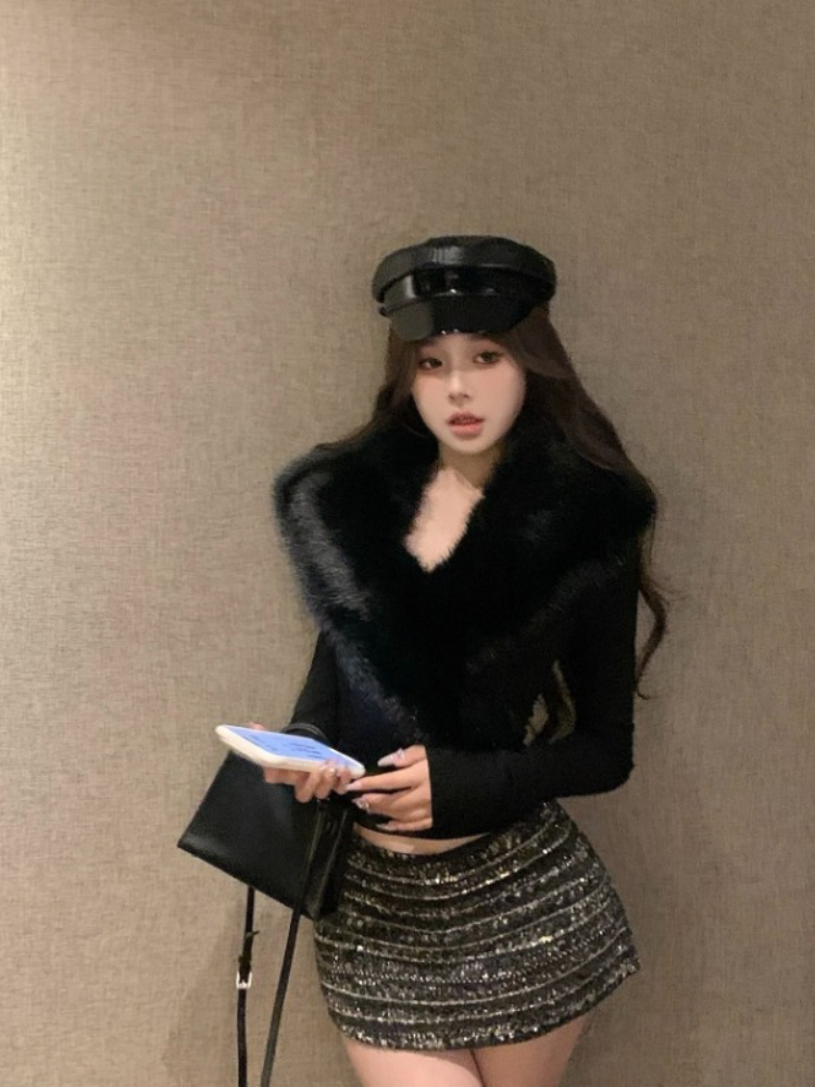 Vintage Fashion Subculture - American Vintage Hot Girl High-end Winter