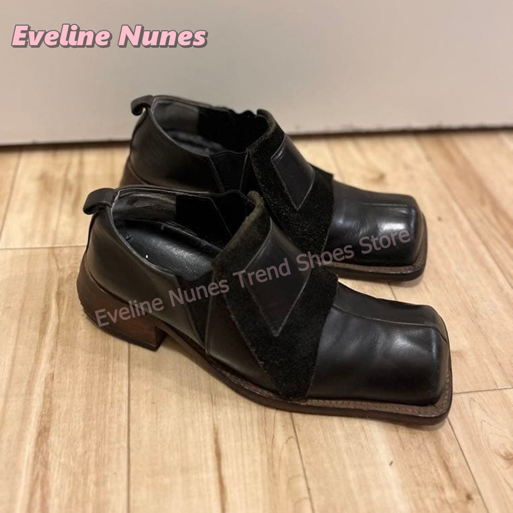Vintage Slip Dress - Women Retro Square Toe Fashion Pumps