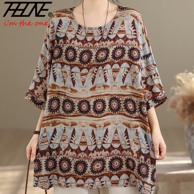 Vintage Fashion Fabrics - THHONE Plus Size Fashion Summer Woman