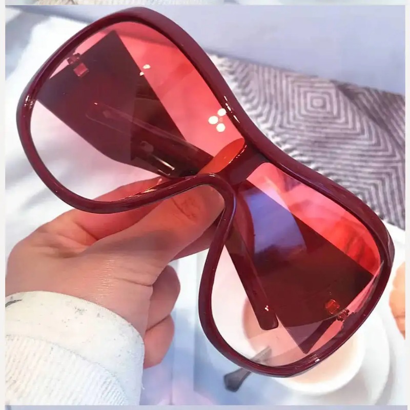 Vintage Fashion Images - One Piece Oversized Y2K Sunglasses for