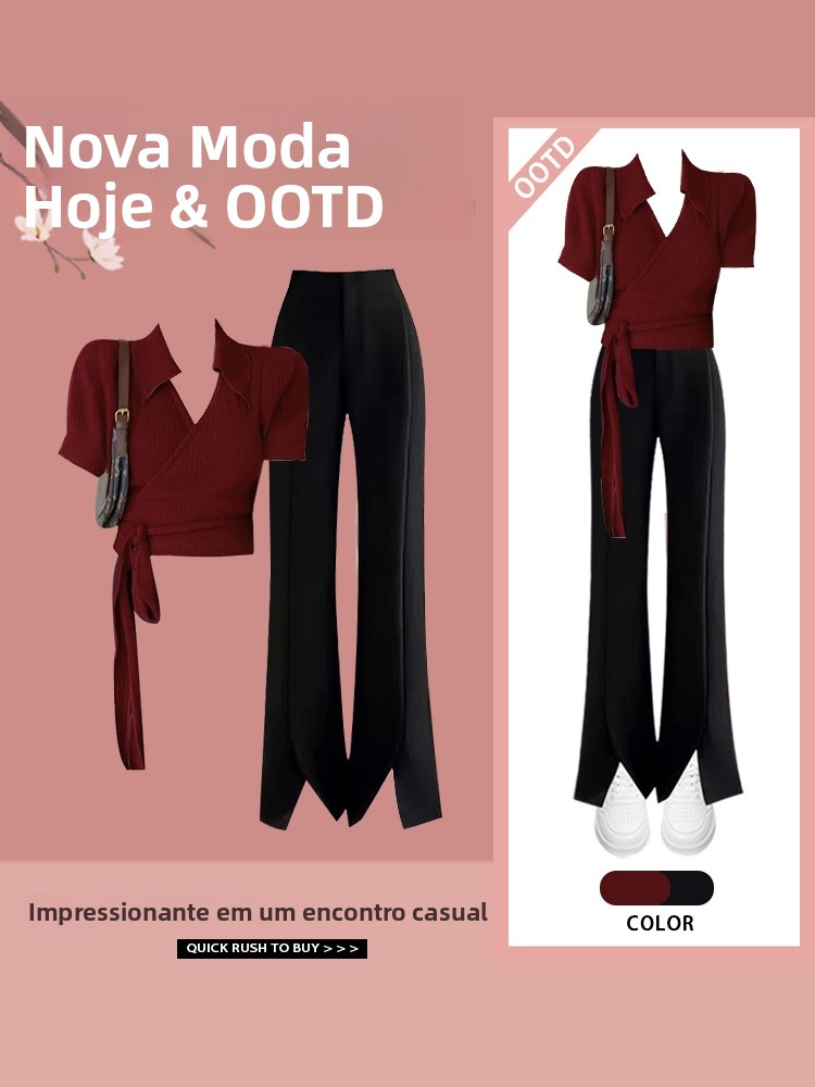 Vintage Fashion Hong Kong - Summer Vintage Hong Kong Style Two-Piece