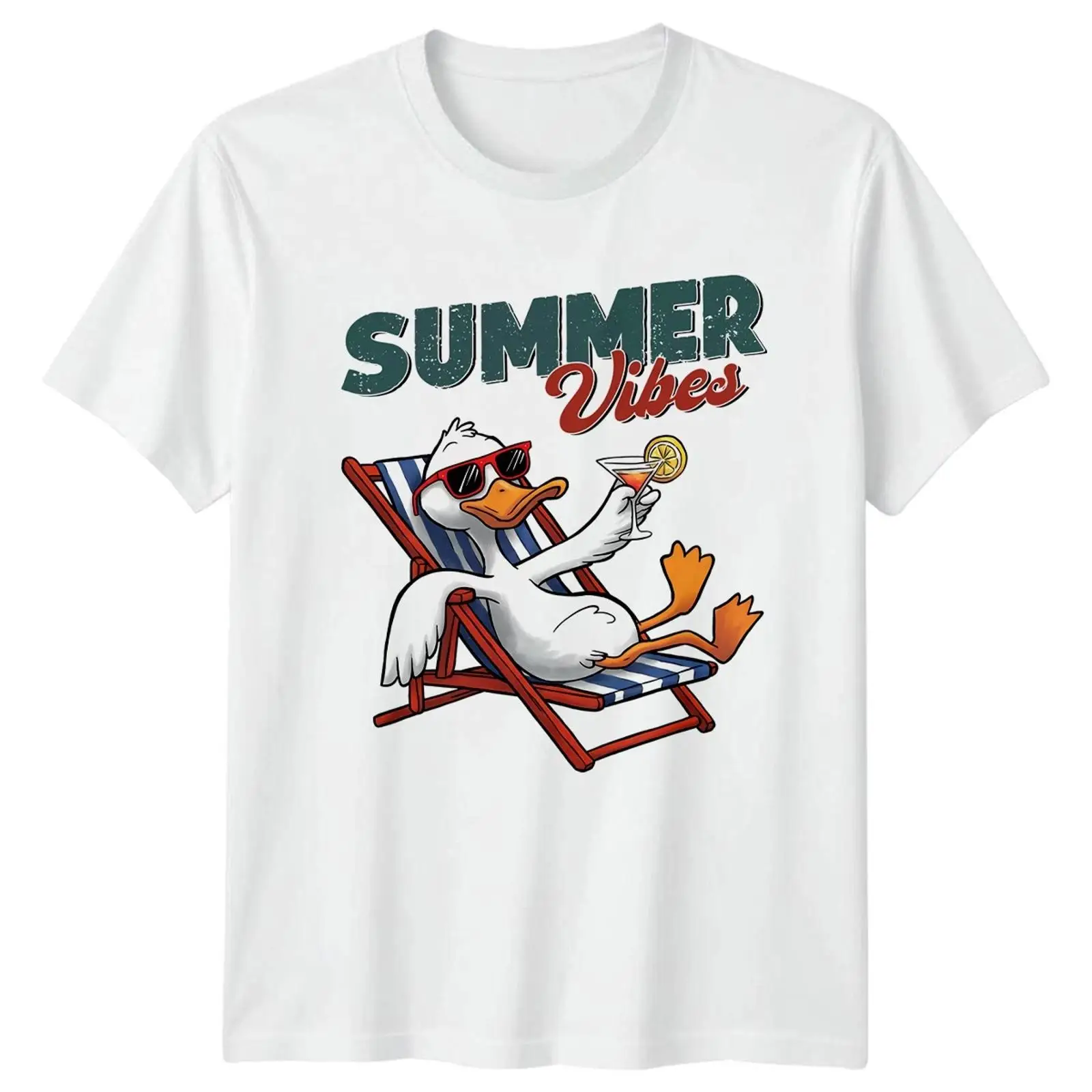Vintage Vibes Fashion - Summer Vibes Ente T Shirt Strand