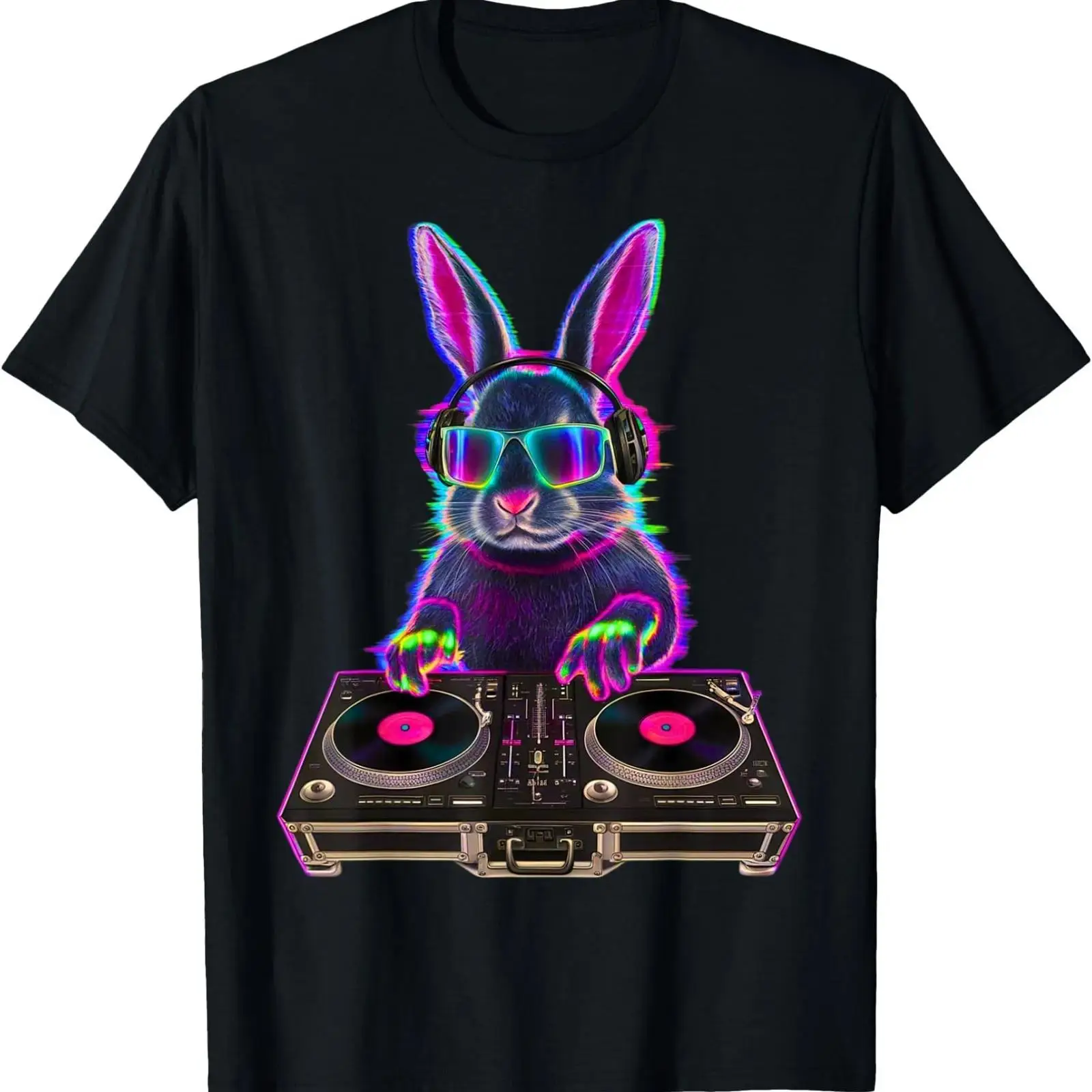 Vintage Fashion Houses - House Music Festival Bunny DJ Techno