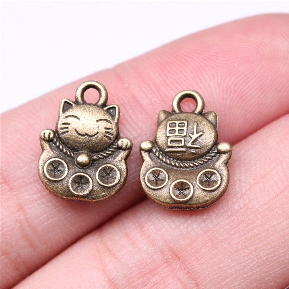 Vintage Fashion Stores - 10pcs 15x11mm 3 Colors Antique Silver