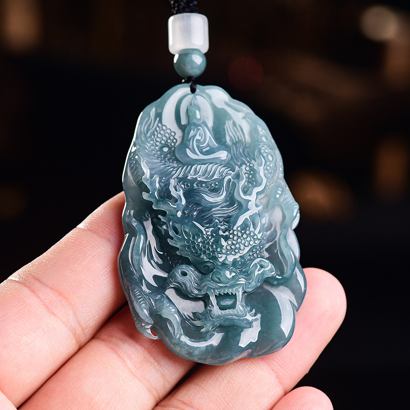 Natural Burmese Jadeite Dragon - đánh giá và giá Usa Vintage Fashion
