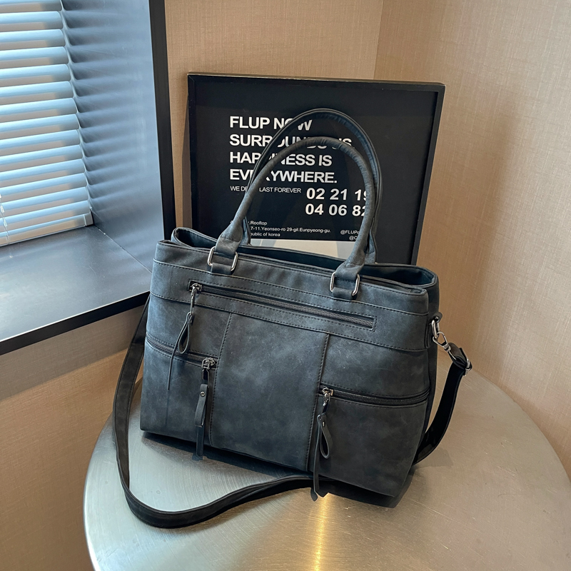 Vintage Multi Pockets Tote Bag - đánh giá và giá Usa Vintage Fashion