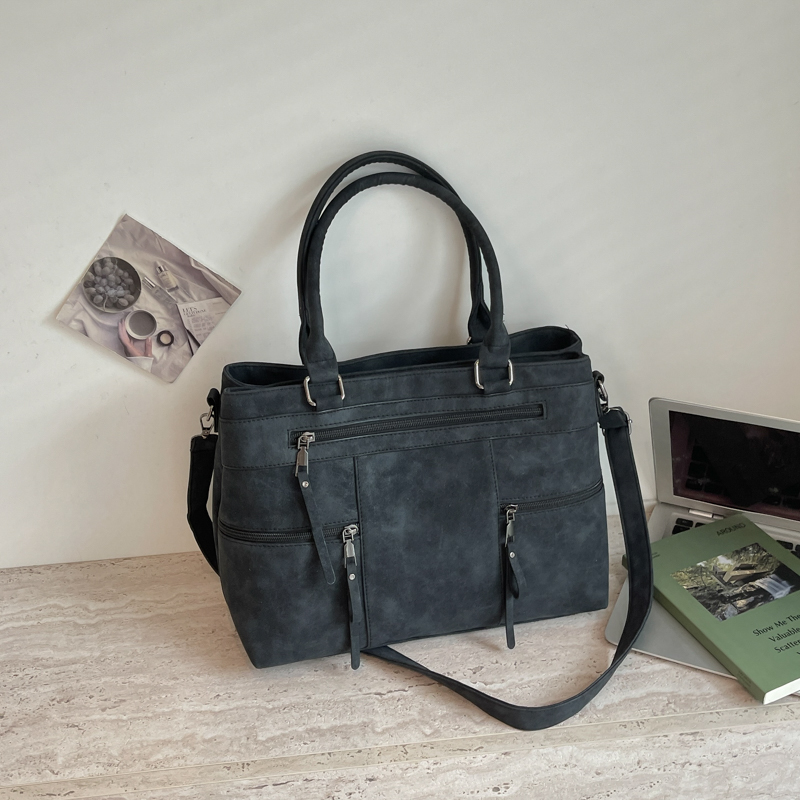Vintage Multi Pockets Tote Bag - đánh giá và giá Usa Vintage Fashion