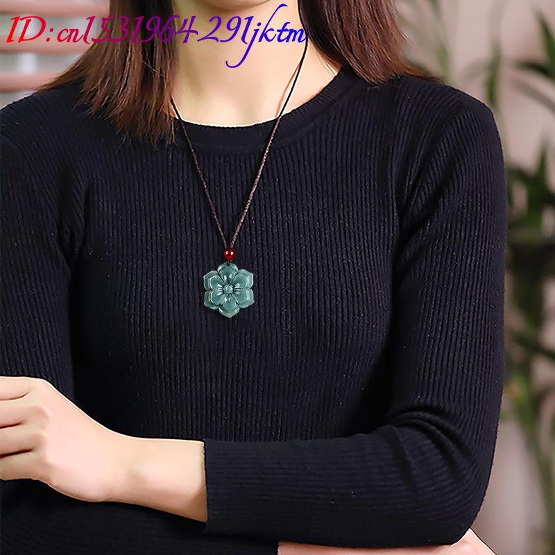 Burmese Jadeite Flower Pendant - đánh giá và giá Usa Vintage Fashion