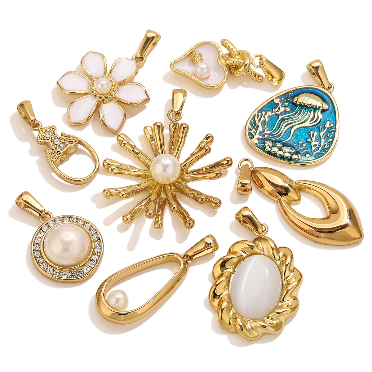 1Pcs 18K Gold Plated Stainless - đánh giá và giá Vintage Fashion Stores