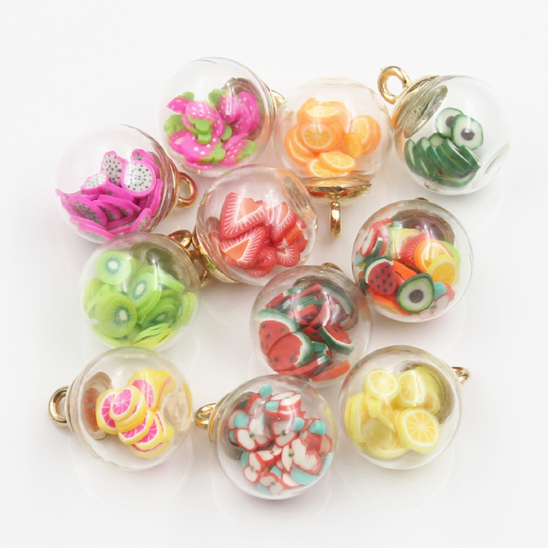 10pcs Charms Fruit Dried Flowe - đánh giá và giá Vintage Fashion Finds