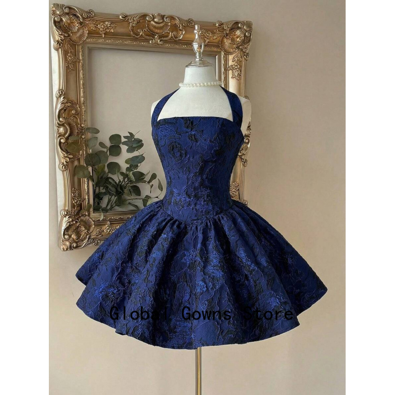 Royal Blue Vintage Halter Prom - đánh giá và giá Vintage Fashion Hong Kong