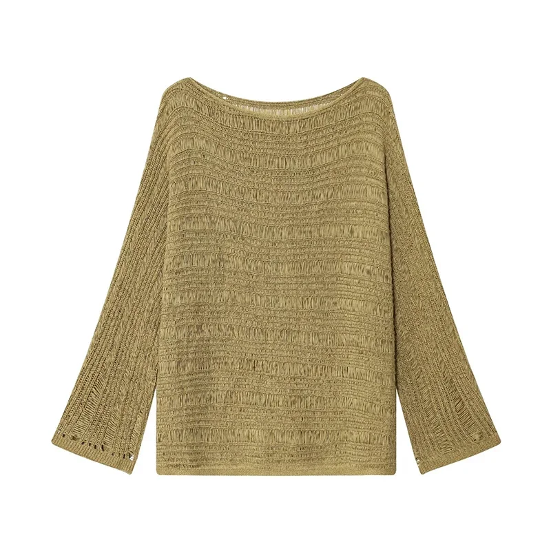 Vintage Boat Neck Knit Sweater - đánh giá và giá Usa Vintage Fashion