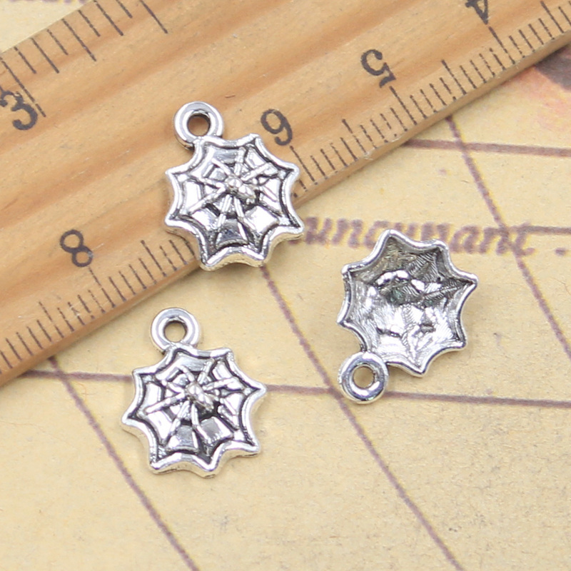 30pcs Charms Halloween Spider  - đánh giá và giá Vintage Fashion Finds