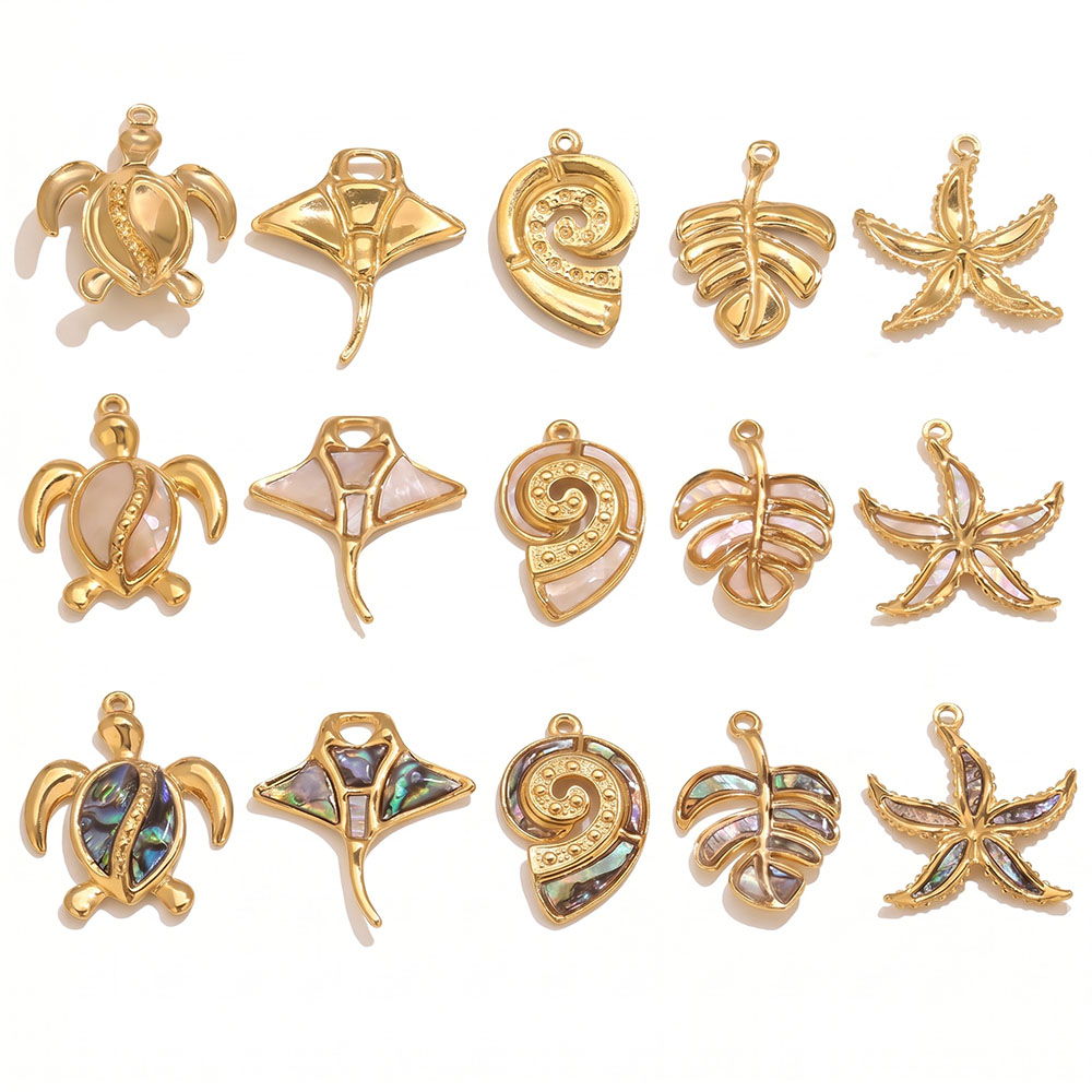 2pcs Enamel Ocean Animal Charm - đánh giá và giá Vintage Fashion Finds