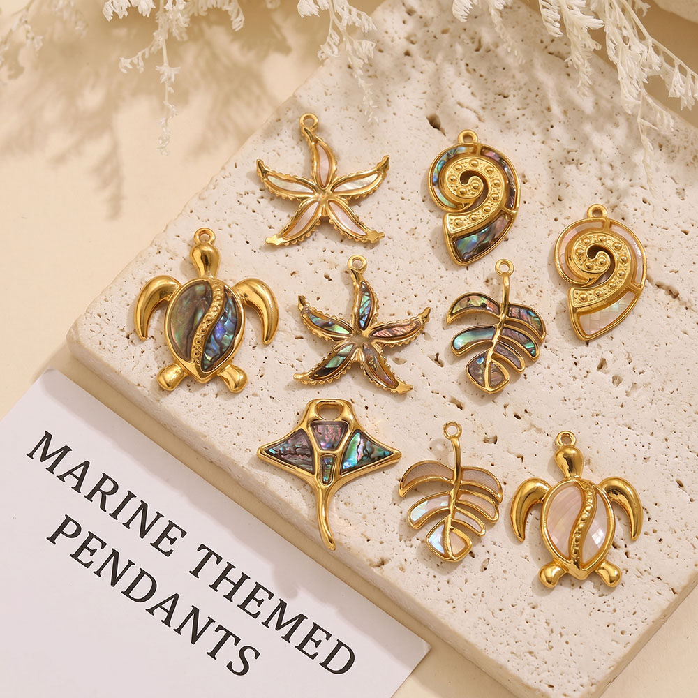 2pcs Enamel Ocean Animal Charm - đánh giá và giá Vintage Fashion Finds
