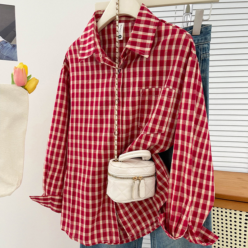 Korean-style Vintage Plaid Shi - đánh giá và giá Usa Vintage Fashion