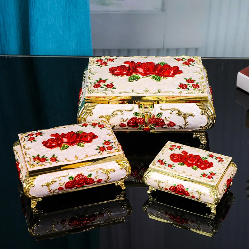 Enameled Metal Jewelry Box, Vi - đánh giá và giá Vintage Fashion Pieces