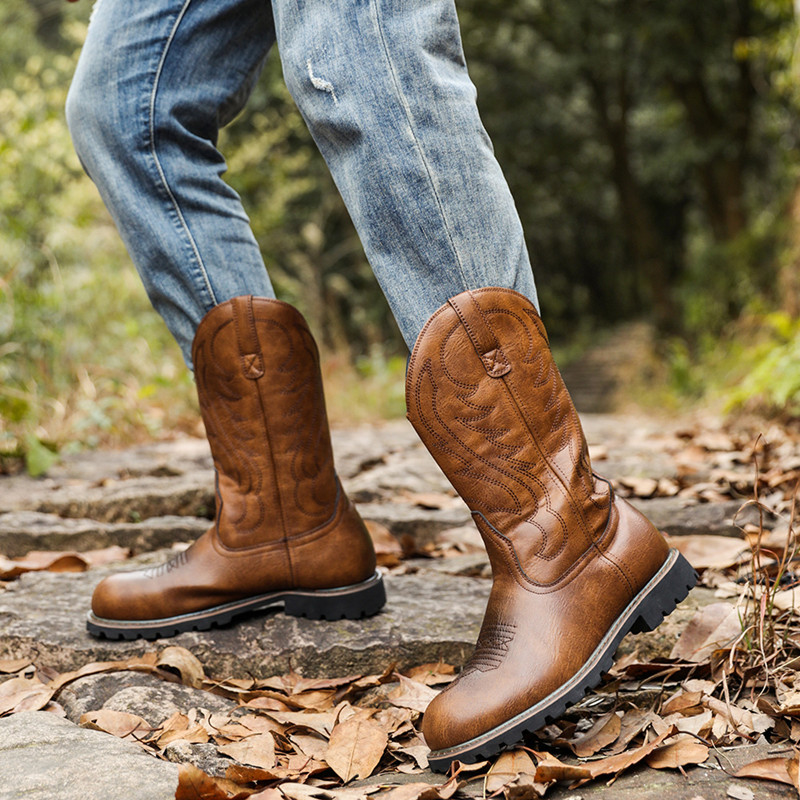Men's Boots Classic Handmade E - đánh giá và giá Vintage Fashion Fabrics
