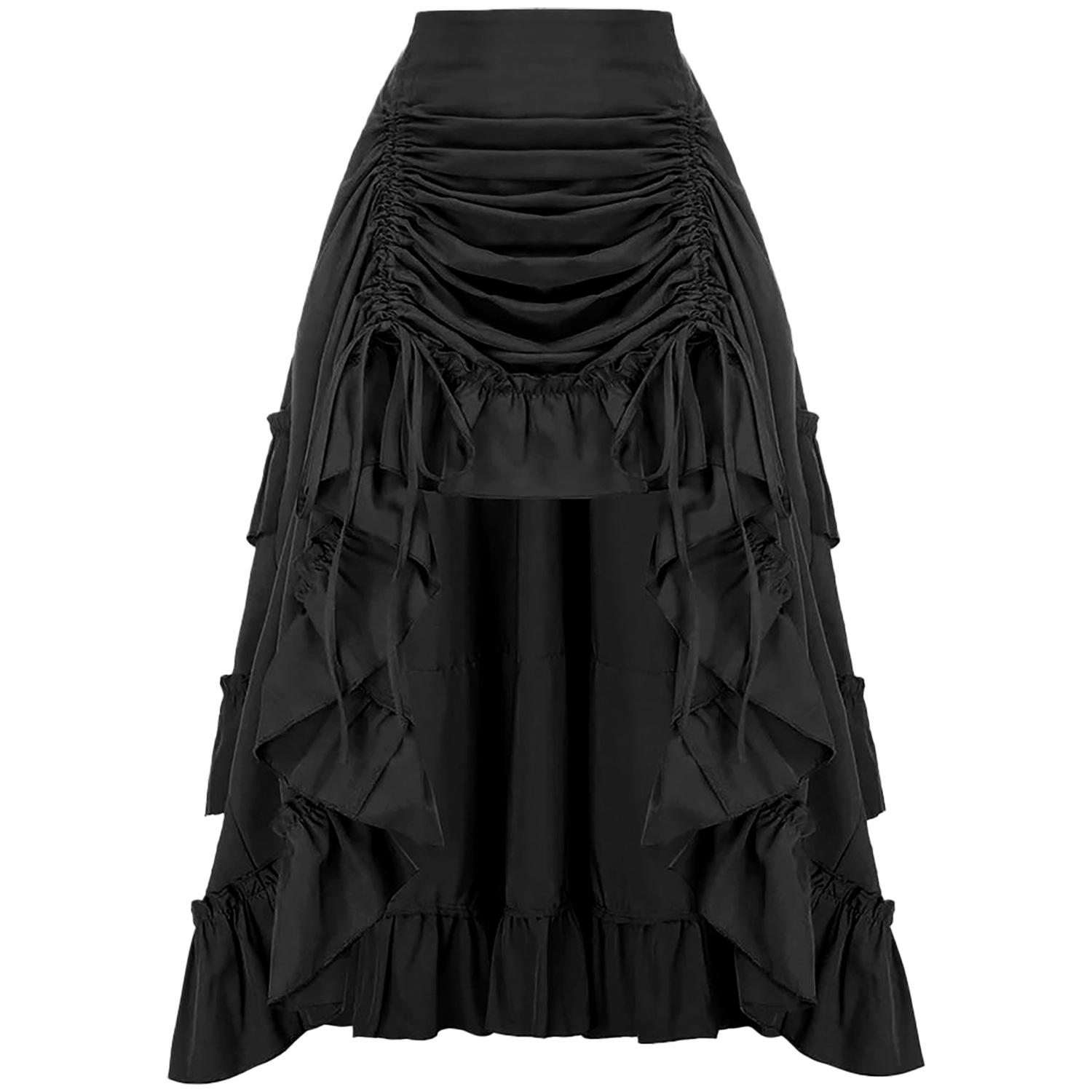 Ruffled High Waisted Long Vict - đánh giá và giá Vintage Fashion Stores
