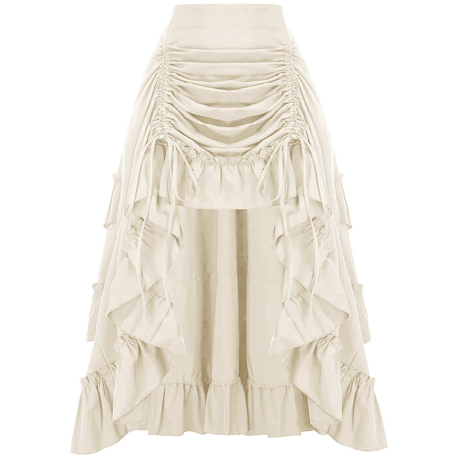 Ruffled High Waisted Long Vict - đánh giá và giá Vintage Fashion Stores