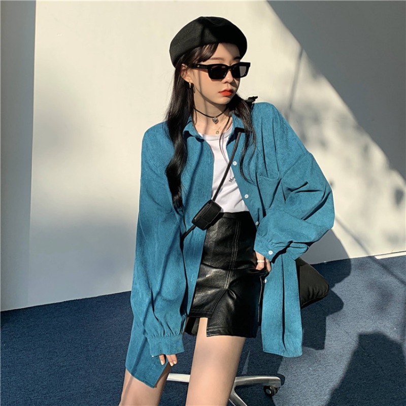 Loose Long Sleeve Shirt Jacket - đánh giá và giá Vintage Fashion Hong Kong