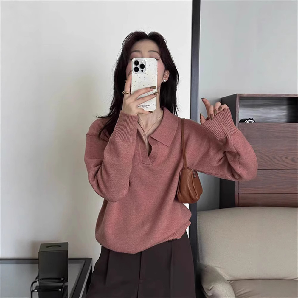 Collar sweater for women autum - đánh giá và giá Vintage Fashion Hong Kong