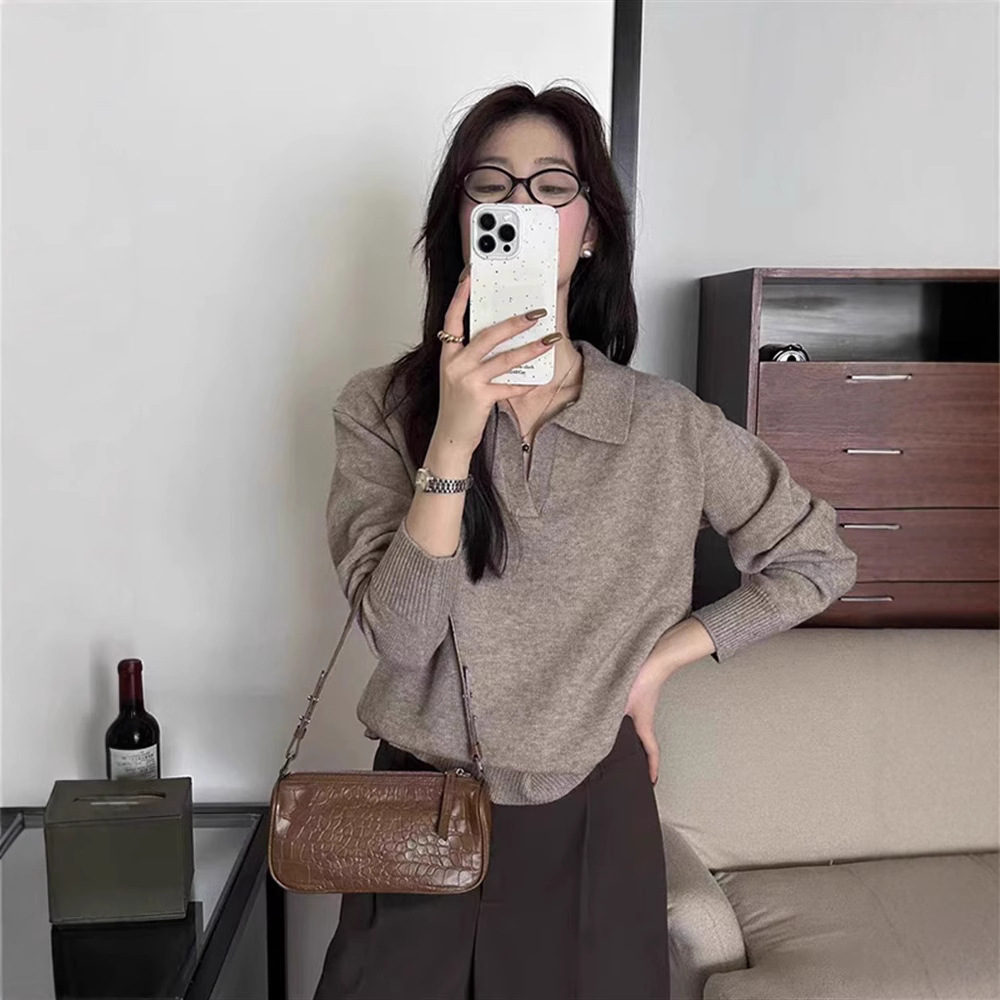 Collar sweater for women autum - đánh giá và giá Vintage Fashion Hong Kong