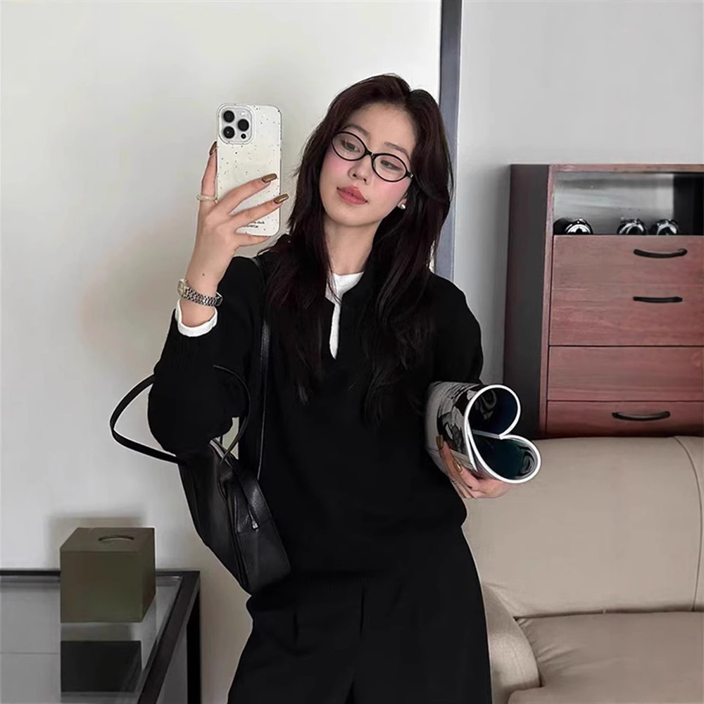 Collar sweater for women autum - đánh giá và giá Vintage Fashion Hong Kong