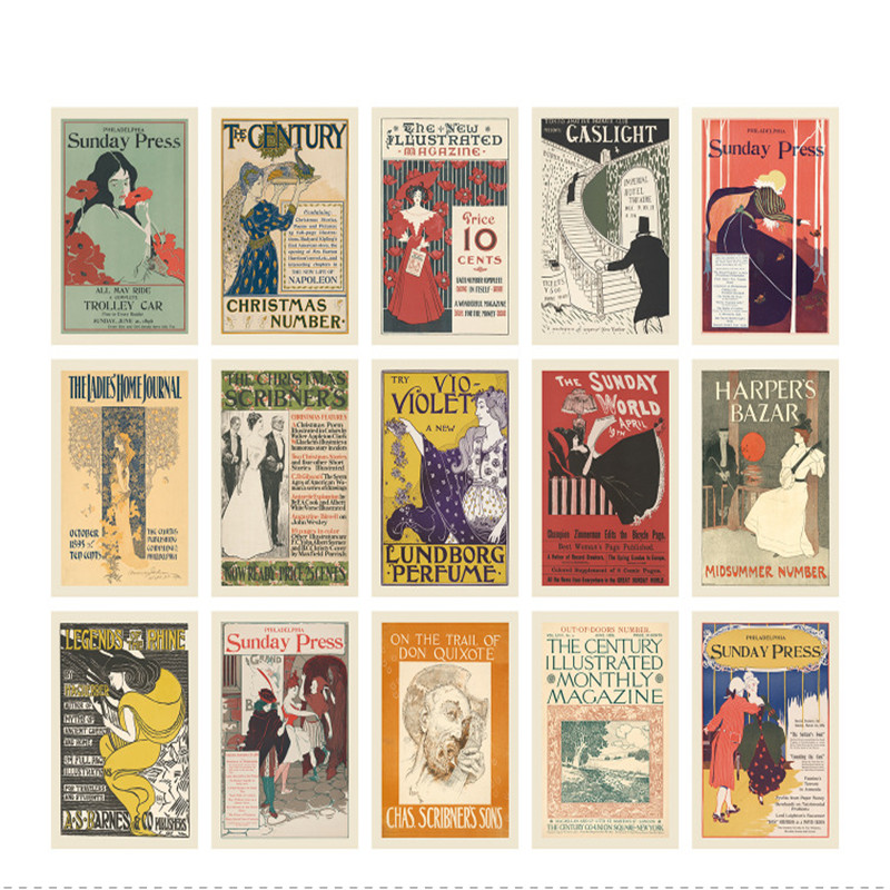 15 Tấm Bưu Thiếp Cổ Điển Thời  - đánh giá và giá Vintage Fashion Magazine Covers