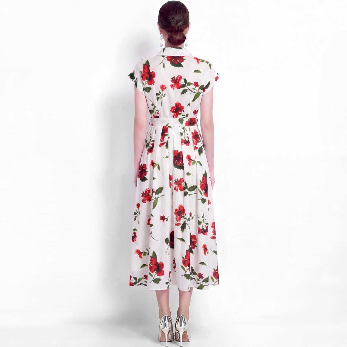 Stylish Floral Shirt Dress Sho - đánh giá và giá Vintage Fashion Collection