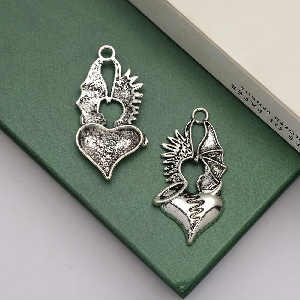 5pcs/lot--46x23mm Antique Silv - đánh giá và giá Vintage Fashion Finds