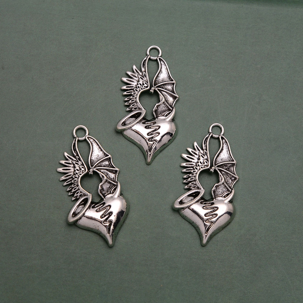 5pcs/lot--46x23mm Antique Silv - đánh giá và giá Vintage Fashion Finds