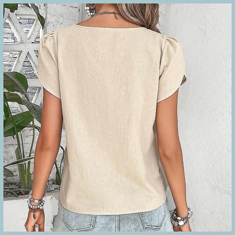 2024 Summer Vintage Solid Colo - đánh giá và giá Usa Vintage Fashion