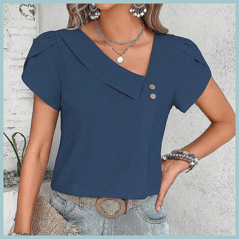 2024 Summer Vintage Solid Colo - đánh giá và giá Usa Vintage Fashion