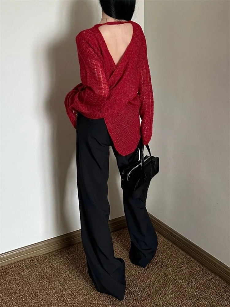 Y2K See-Through Knitted Women' - đánh giá và giá Usa Vintage Fashion