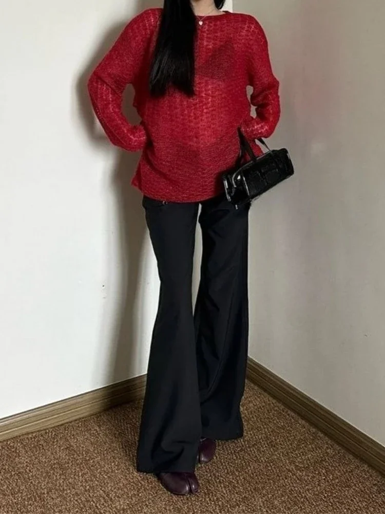 Y2K See-Through Knitted Women' - đánh giá và giá Usa Vintage Fashion